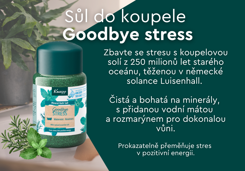 Sůl do koupele Goodbye stress